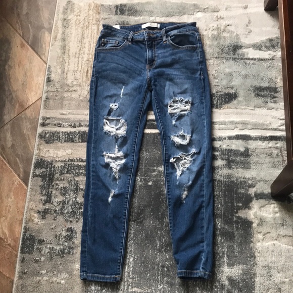 KanCan ripped skinny jeans - Picture 2 of 2